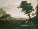 Claude Lorrain (1600 - 1682) Hagar und Ismael in der Wüste 1668